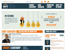 Tablet Screenshot of bpmforum.org